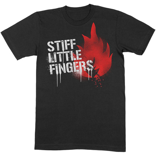 Stiff Little Fingers T-Shirt Graffiti - Ireland Vinyl