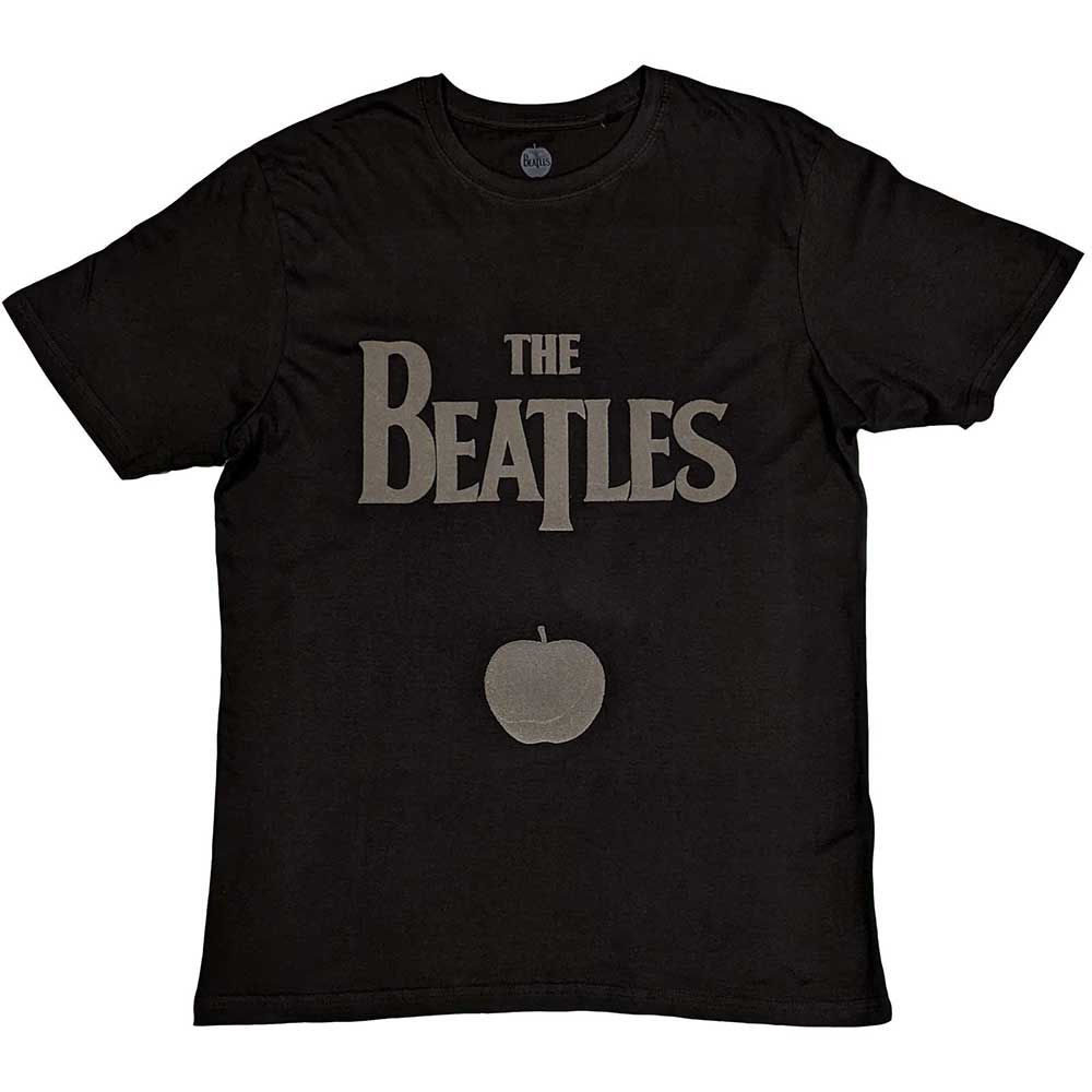 The Beatles Hi-Build T-Shirt Drop T Logo & Apple