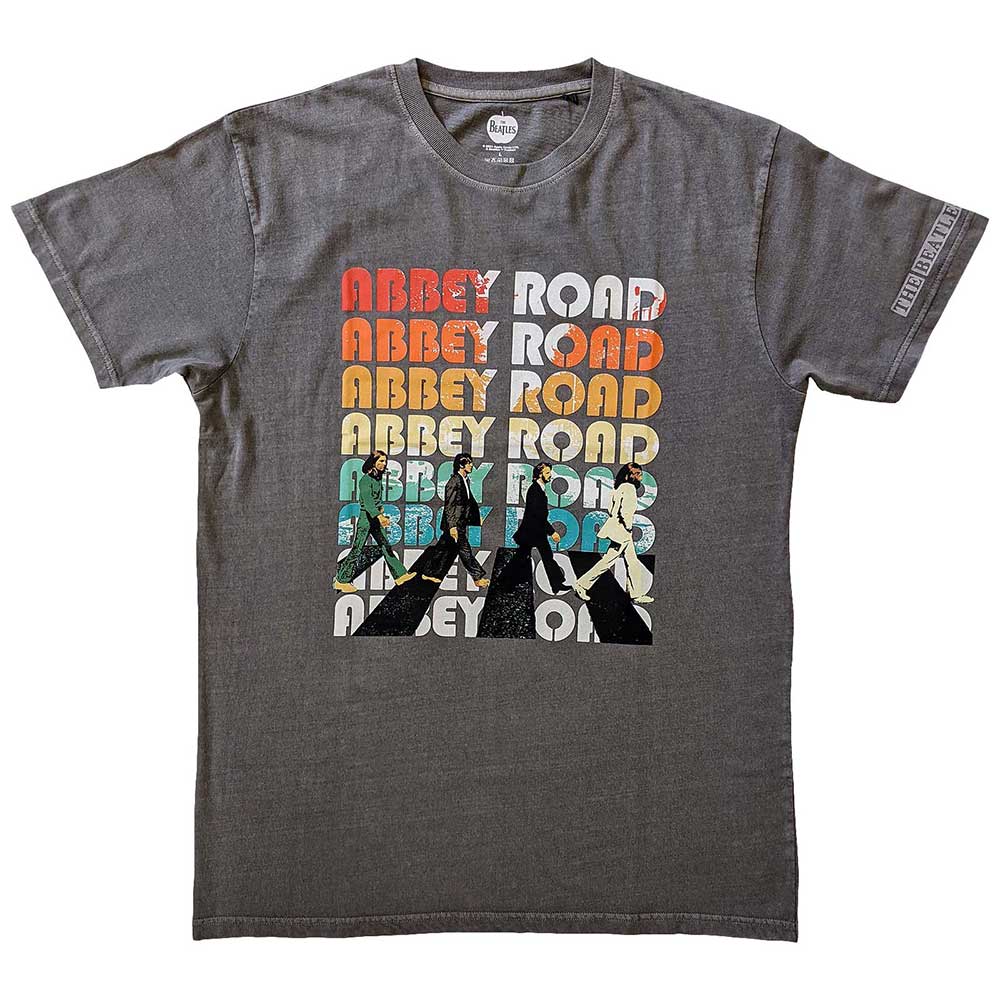 The Beatles T-Shirt Abbey Stacked (Ärmeldruck) 