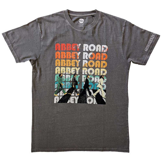 The Beatles T-Shirt Abbey Stacked (Sleeve Print)