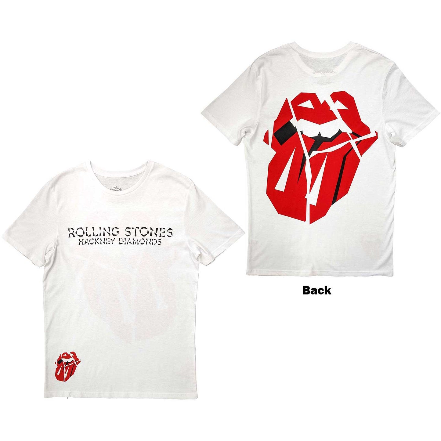 The Rolling Stones T-Shirt Hackney Diamonds Lick (Back Print) - Ireland Vinyl