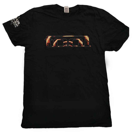 Tool T-Shirt Flame Spiral (Back & Sleeve Print)