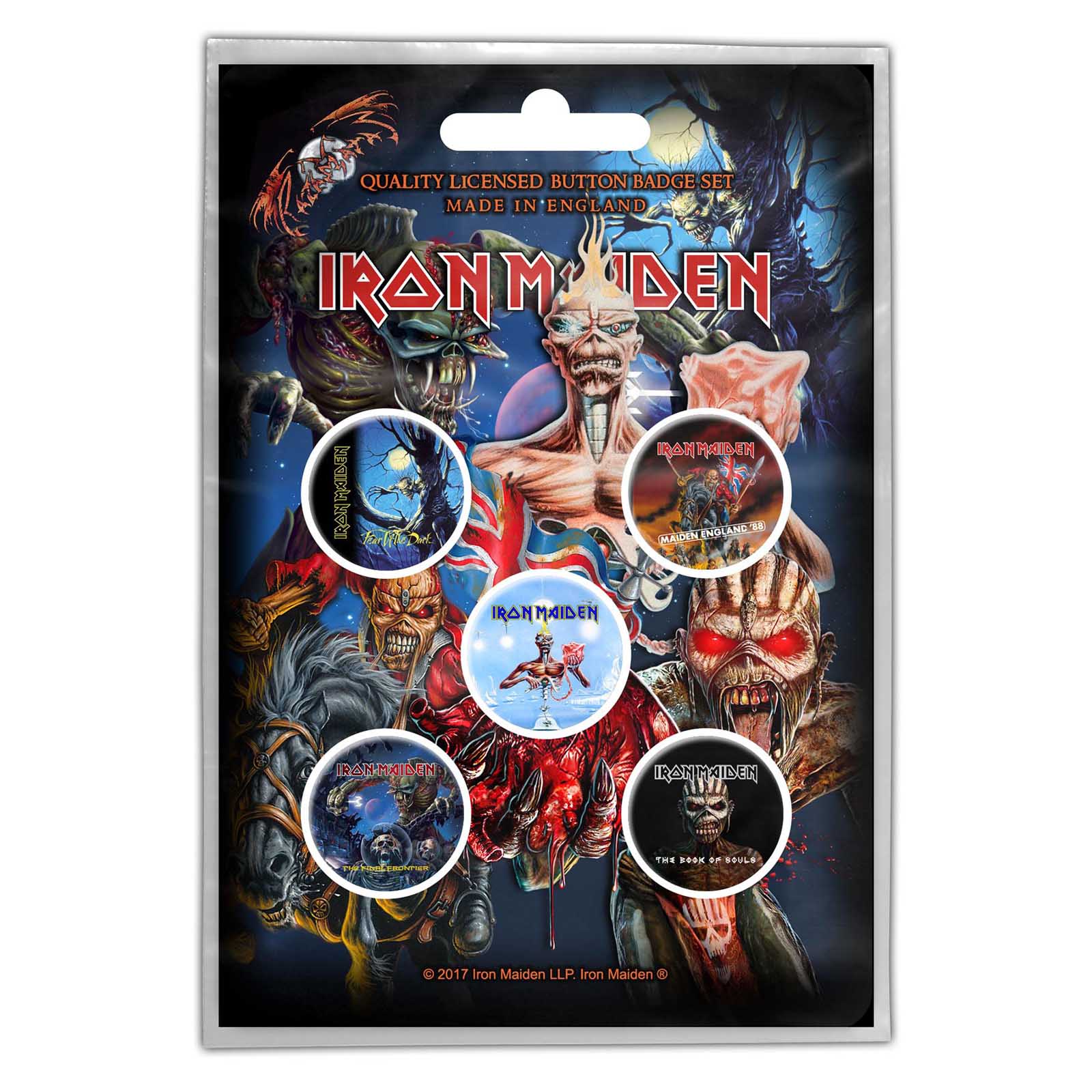 Iron Maiden Button Badge Pack – Ireland Vinyl