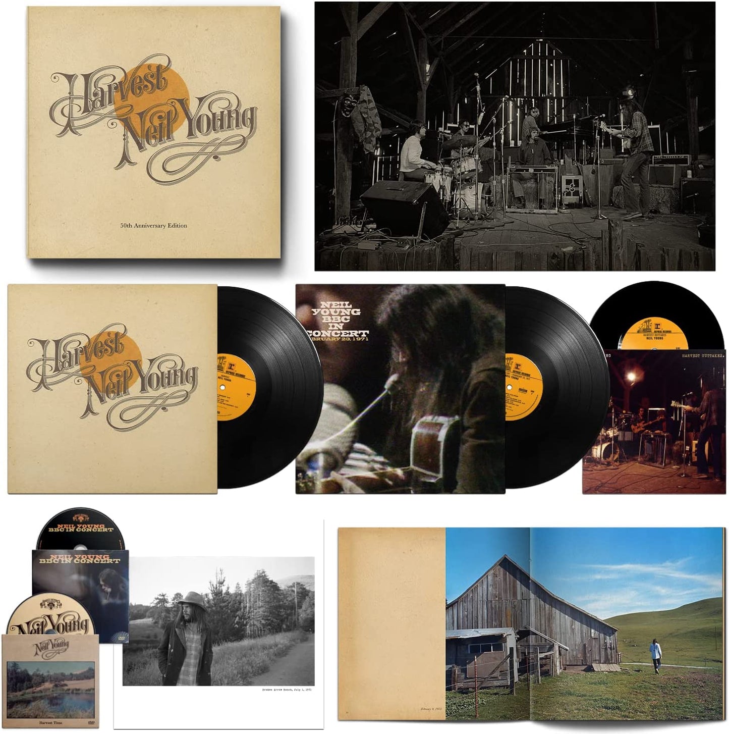 Neil Young Harvest (50th Anniversary Vinyl Boxset) - Ireland Vinyl