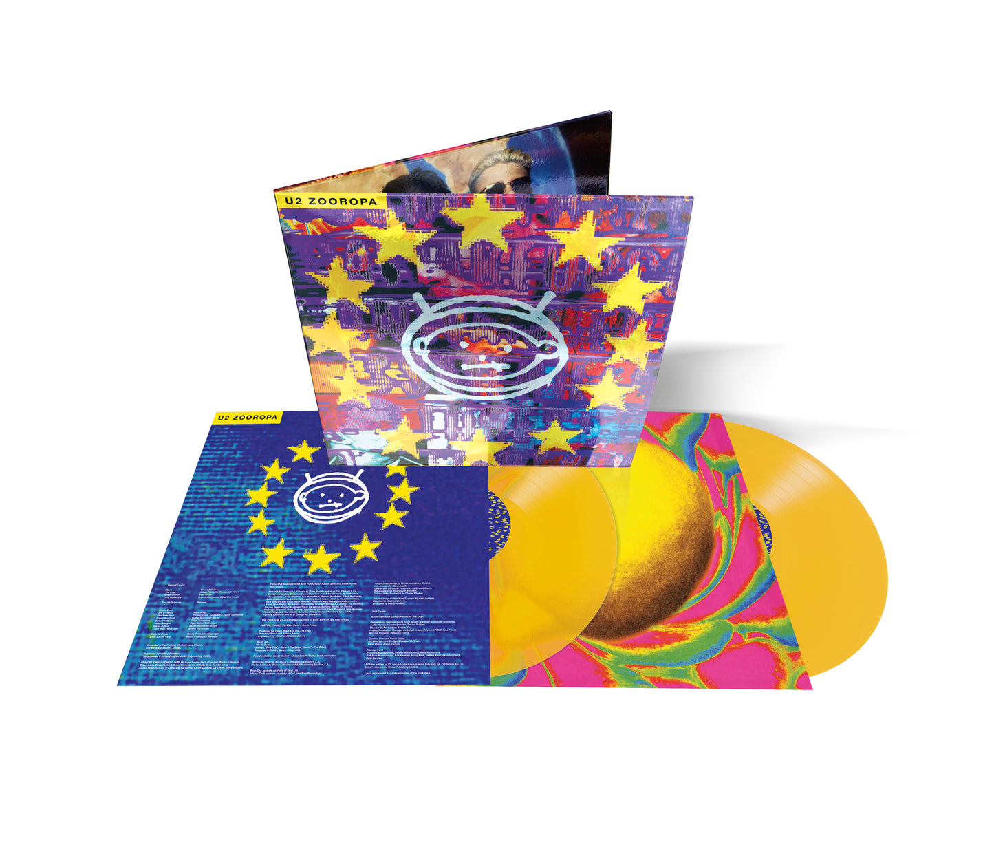 U2 Zooropa 30th Yellow LP - Ireland Vinyl