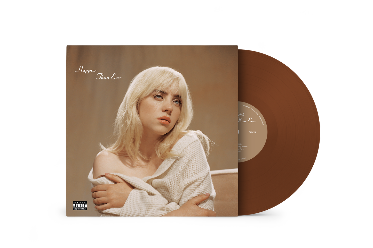 Billie Eilish Happier Than Ever LTD Brown LP - Ireland Vinyl