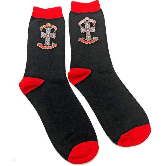 Guns N' Roses Socks: Appetite Cross - Ireland Vinyl