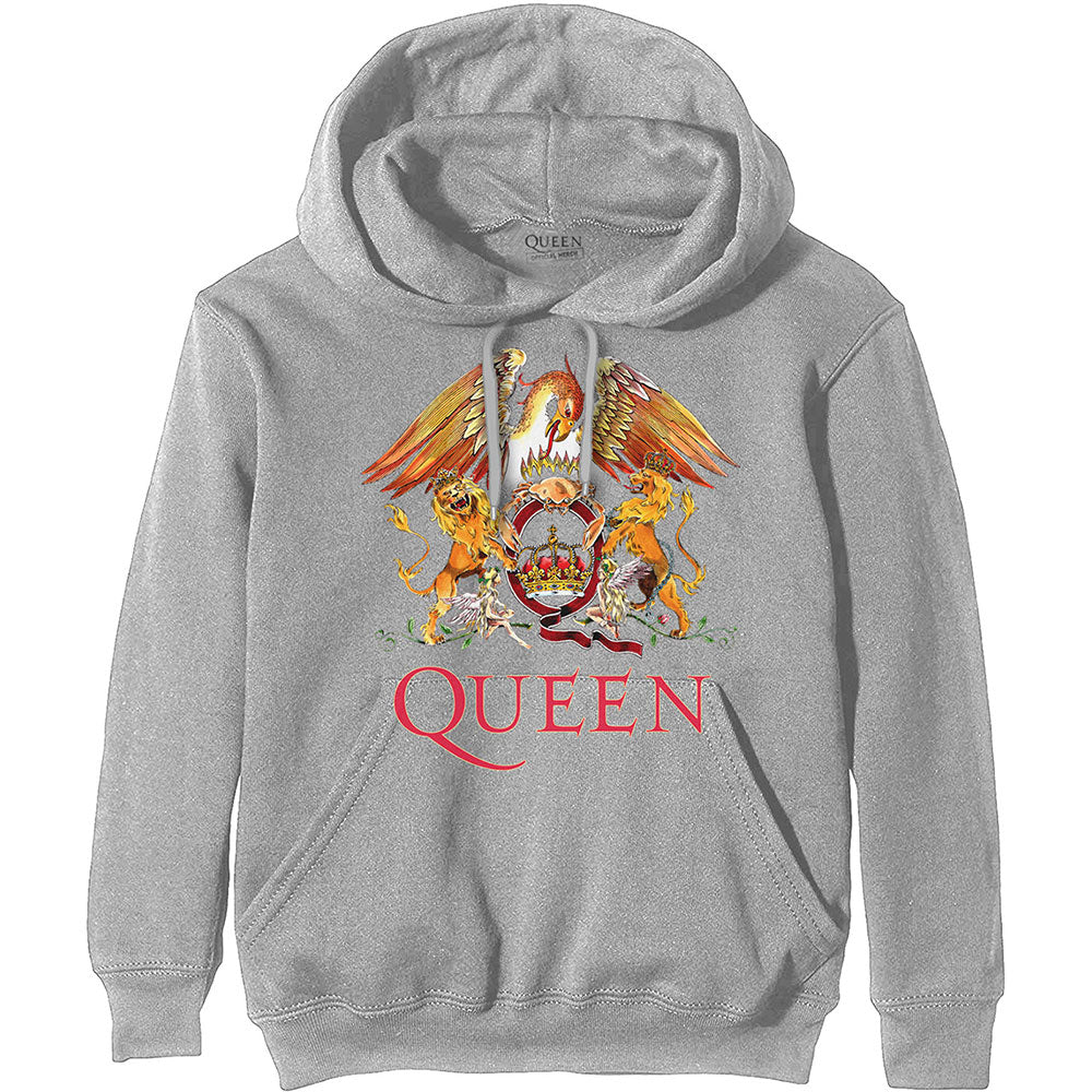 Queen Pullover Hoodie: Classic Crest - Ireland Vinyl