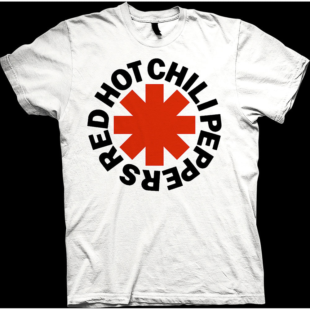 Red Hot Chili Peppers T Shirt Logo White - Ireland Vinyl