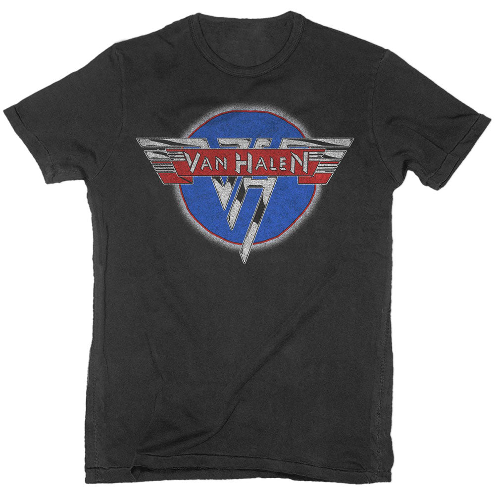 Van Halen T Shirt Chrome Logo - Ireland Vinyl