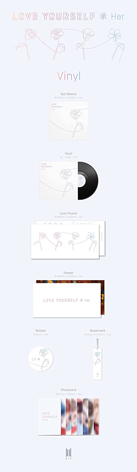 BTS Love Yourself #Her Version - Ireland Vinyl