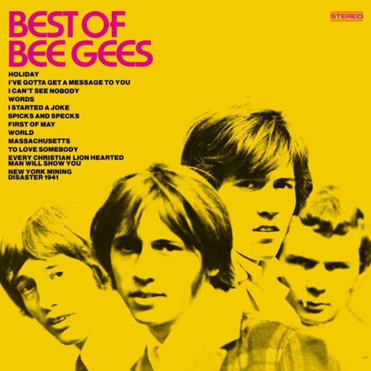 The best of The Bee Gees wonderful British Invasion years on vinyl before their many tremendous genre shifts featuring hits like Massachusetts, I Started A Joke & I've Gotta Get a Message to You.