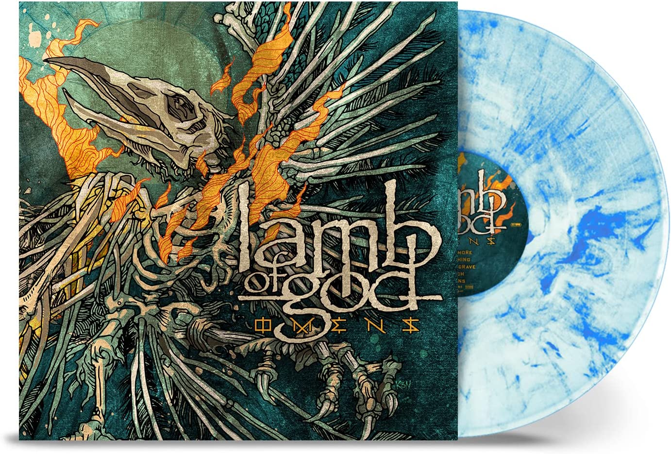 Lamd Of God Omens Blue Marble Ltd. Edition - Ireland Vinyl