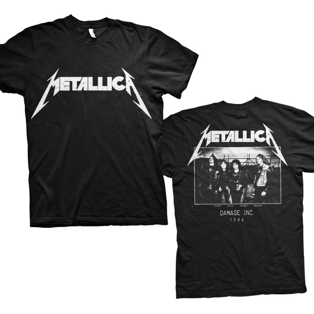 Metallica Tee: Master of Puppets Photo (Back Print) - Ireland Vinyl