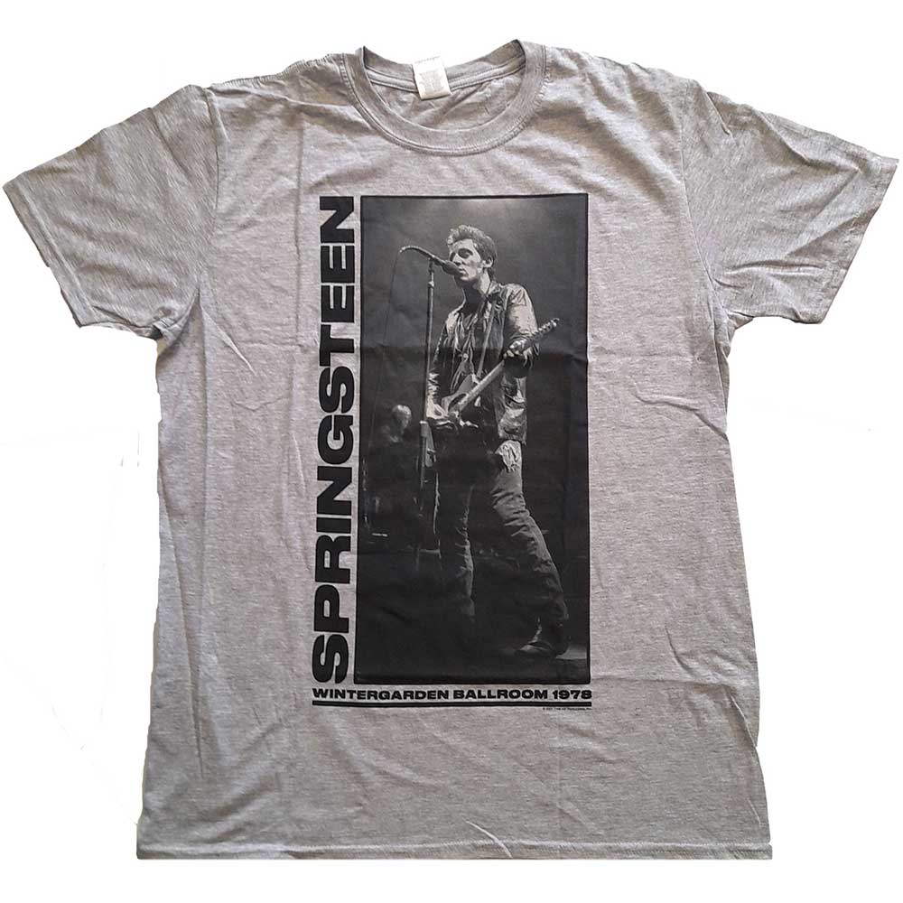 Bruce Springsteen T-Shirt: Wintergarden Photo - Ireland Vinyl